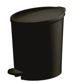 Allibert Happy Afvalemmer 4L Zwart