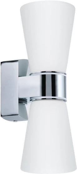 Eglo Cailin Wandlamp Badkamer IP44 2x 3W - Chroom