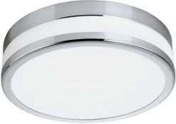 Eglo Palermo Plafondlamp Badkamer IP44 24W - Chroom