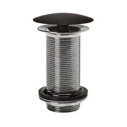 Wirquin Lavabostop Black Touch 100mm - Voor Wastafel Zonder Overloop