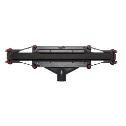 Wirquin Goot Voor Inloopdouche Black Touch - 50cm - 40L/min