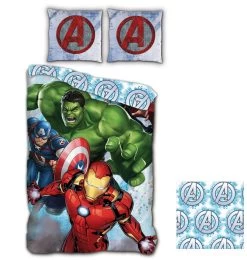 Avengers Dekbedovertrek 140x200 Cm Flanel