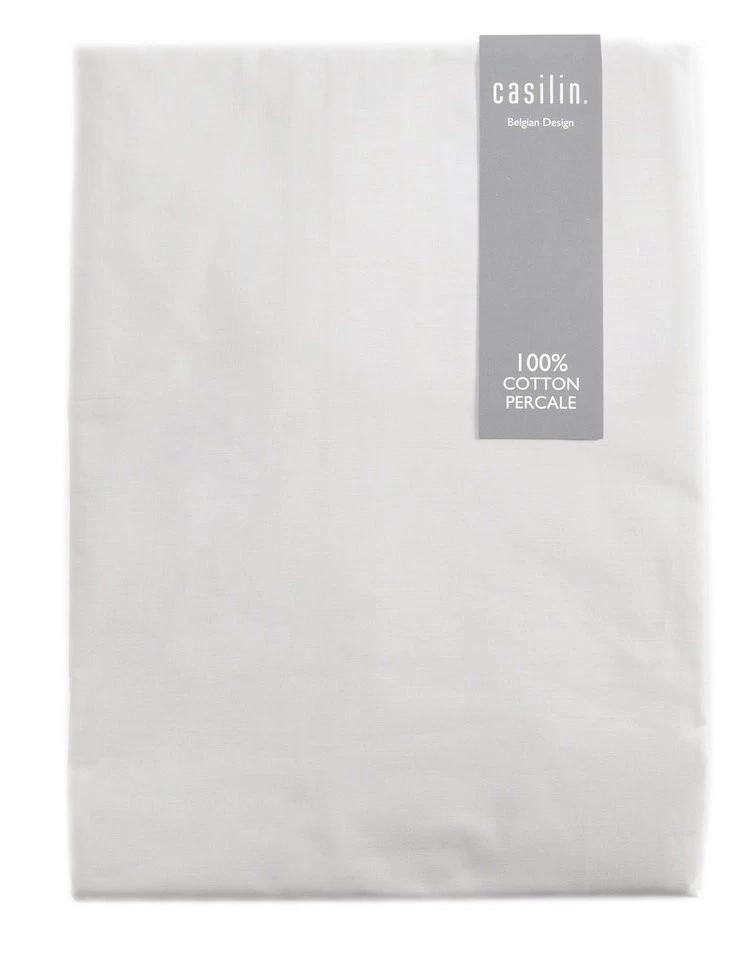 Casilin Hoeslaken Mouse Licht Grijs 200x200 Cm Katoen Percale