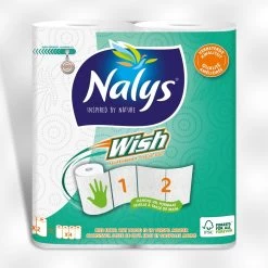 Nalys Huishoudpapierrol Expert 2-lagen 130 Vel - 2 Rol