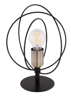 Globo Sarini Tafellamp Metaal Zwart E27 Socket