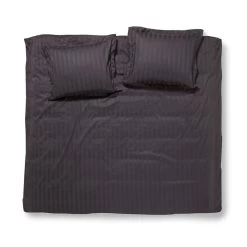 Damai Dekbedovertrek Linea Graphite 240x220 Cm Satijn