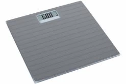 Cosy&Trendy Personenweegschaal Grijs Tot 150kg - 30.2x30.2x1.2cm - Glas