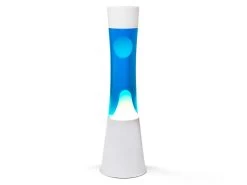 Lava Lamp Wit 40 Cm Met Blauw/Witte Vloeistof