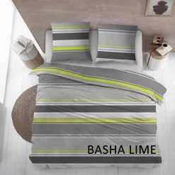 Carlina Lakenset Basha Lime 180x290 Cm Flanel