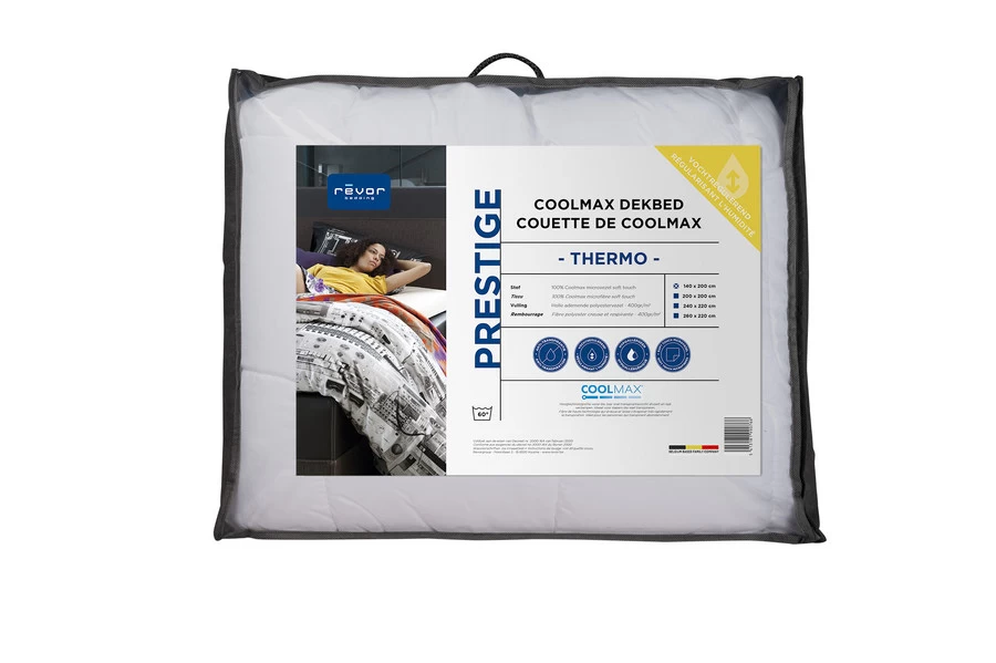 Dekbed Thermo Coolmax 240x220cm Winter-Zomer - Afbeelding 2