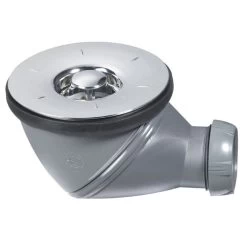 Wirquin Afvoerplug James Voor Douche Hor/Vert 54 L/m - D90 - D40 - Verchroomd