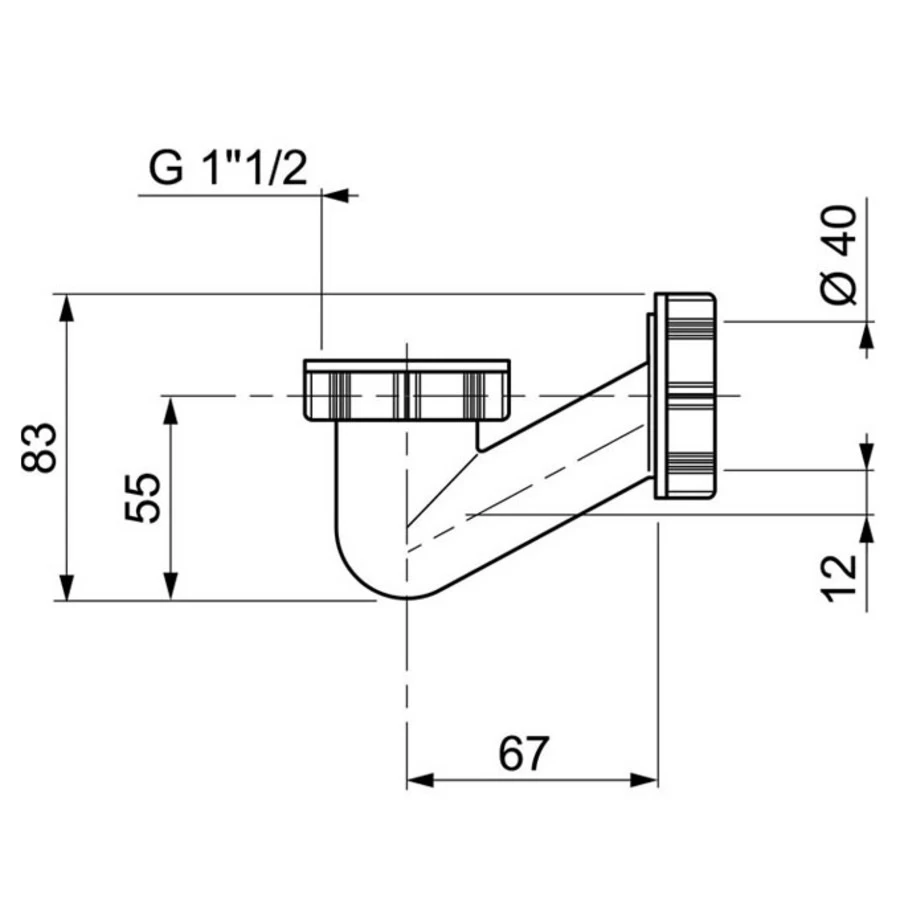 Wirquin Sifon Douche D40 - 62L/min Beperkte Plaatsinname - Afbeelding 2