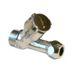 Schell Stopkraan 1/2x3/8 Recht Model Met Progressieve Sluiting - Met Knelmoer