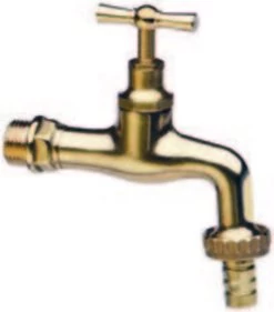 Dubbel Dienst Stopkraan 1/2-3/4 Poly Koper