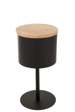 Bijzettafel Leonie Metaal Zwart Small Zwart