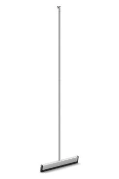 ZACK Vloerwisser Douche Yemo RVS - 35x125 Cm - Met Wandhouder