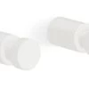 ZACK Handdoekhaak Aivo Rond 1.9 Cm Wit - RVS - Set Van 2 - Wandmontage