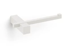 ZACK Toiletrolhouder Carvo Wit - RVS - 16.5x10x2.6 Cm