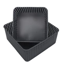 Allibert Arty Mandje - Set Per 2 Grijs