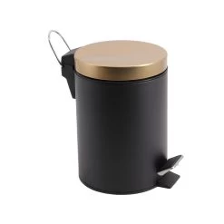 Allibert Songe Afvalemmer 3L Zwart/Goud