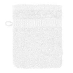 Tiseco Home Studio Washand Riva 15x21 Cm 28 G White - 2 Stuks
