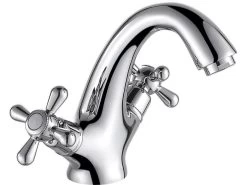 Aquatrends Retro Lavabokraan Chroom