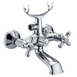 Aquatrends Retro Bad/Douchekraan Chroom - Compleet