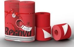 Renova Toiletpapier Red Label Rood 6 Rol