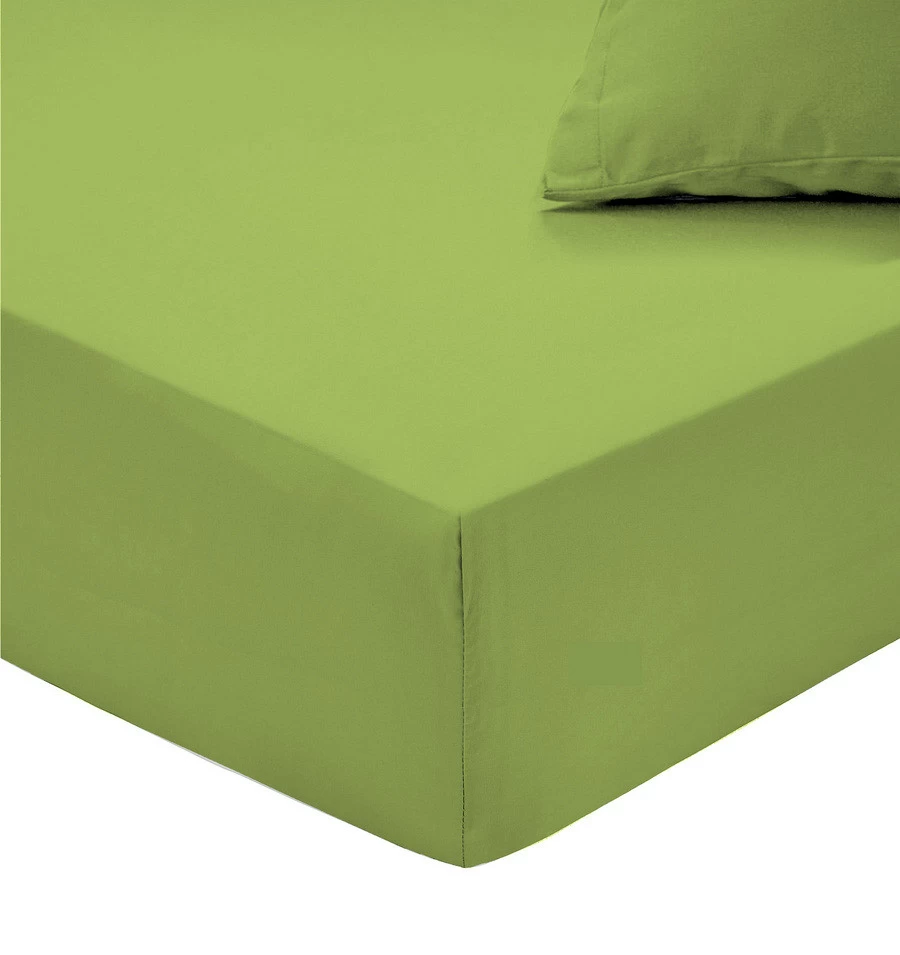 Casa Bianca Hoeslaken Flanel Lime 140x200 Cm Flanel