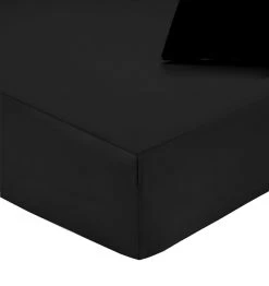 Casa Bianca Hoeslaken Flanel Zwart 140x200 Cm Flanel