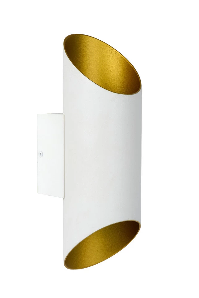 Lucide Quirijn Wandlamp Wit/Goud 1x G9 Socket - Afbeelding 2