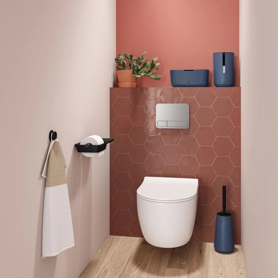 Tiger Tess Toiletrolhouder Met Planchet Zwart - Afbeelding 5