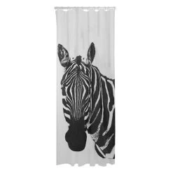 Sealskin Douchegordijn Zebra Zwart - Wit