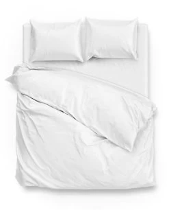 Zo!Home Dekbedovertrek Satinado Wit 200x220 Cm Satijn