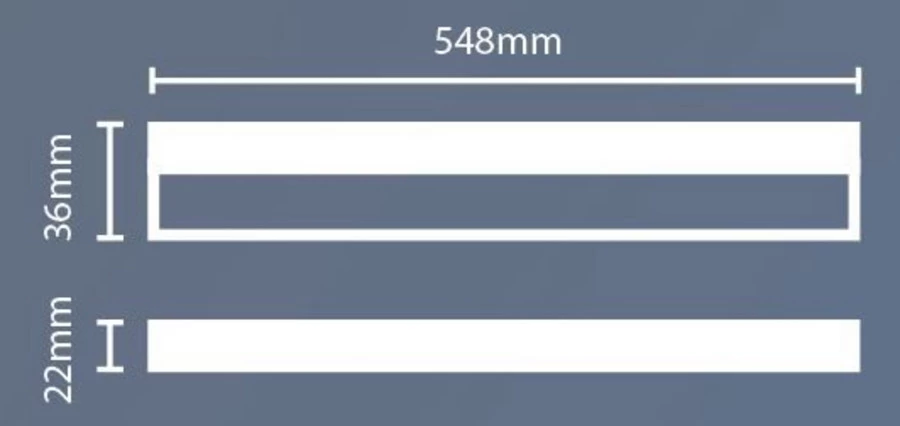 Philips Linear Ledstrip 9W 4000K 800 Lumen 55cm - Schakelaar - Modulair - Afbeelding 5