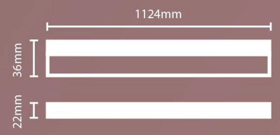 Philips Linear Ledstrip 18W 2700K 1600 Lumen 112cm - Schakelaar - Modulair - Afbeelding 7