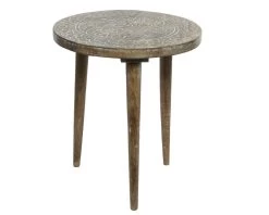 Deco Tafel Mangohout Indoor 34x40 Cm - Bruin