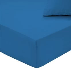 Casa Bianca Hoeslaken Flanel Kobaltblauw 90x200 Cm Flanel