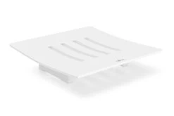 ZACK Zeephouder Abbaco Wit 10.5x10.5x2 Cm - RVS Mat