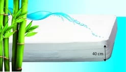 Soraya Matrasbeschermer Waterproof 160x210x40 Cm Care+Bamboo