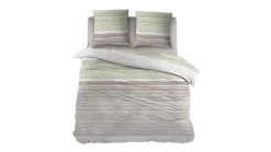 Carlina Dekbedovertrek Darcie Groen|Beige 270x220 Cm Flanel