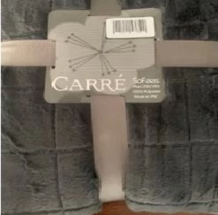 Plaid Carre Grijs 200x240 Cm