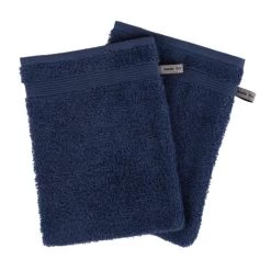 Clarysse Washand Mila 15x21 Cm 25 G Navy - 2 Stuks