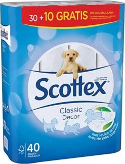 Scottex Toiletpapier Wit 32+8 Rol Gratis