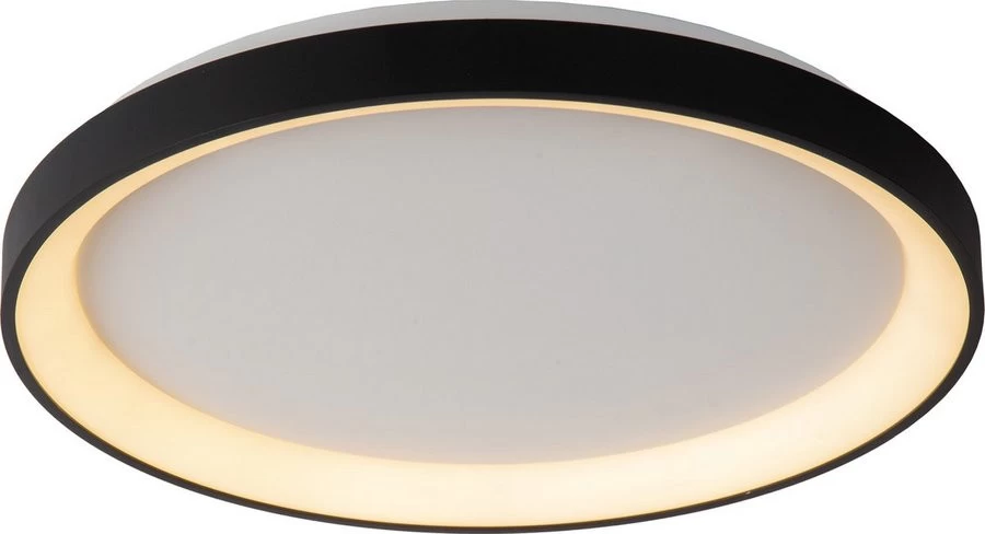 Lucide Vidal Plafondlamp Zwart 48 Cm 38W Geintegreerde LED Dimbaar - Afbeelding 2