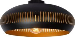 Lucide Rayco Plafondlamp Zwart E27 Socket - 45 CM