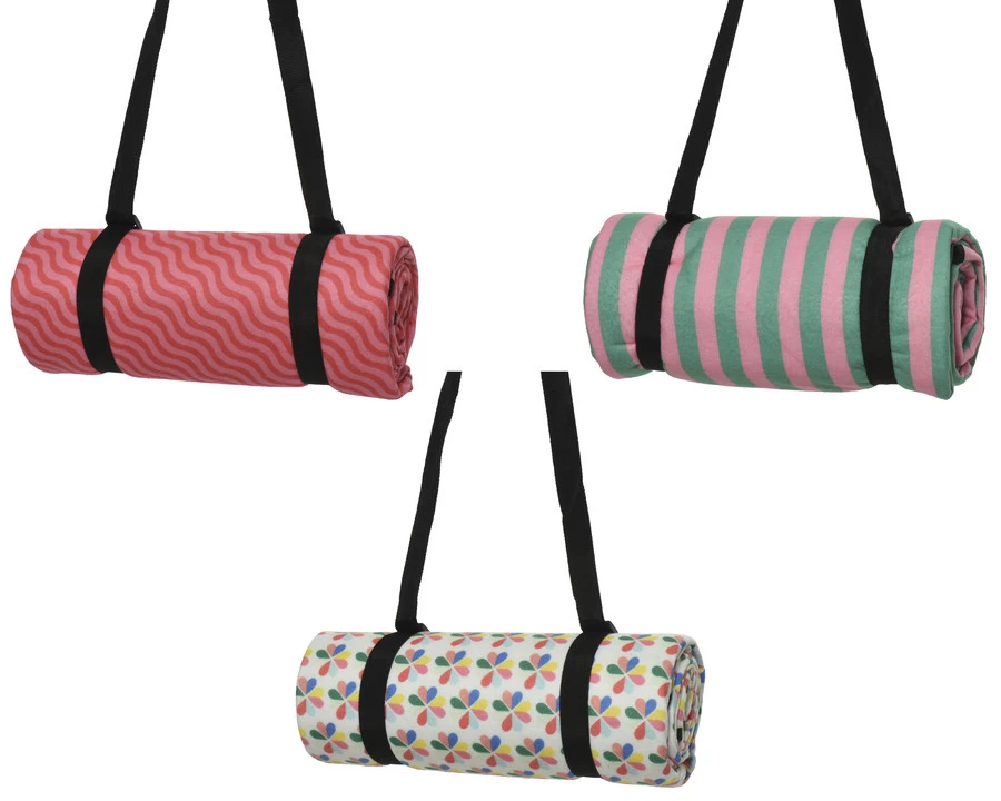 Picknickkleed Fleece 140x170 Cm Assorti