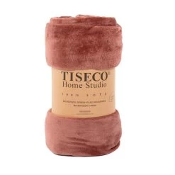 Tiseco Home Studio Plaid Cosy 130x160 Cm Russet
