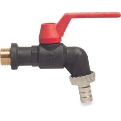 Nylon Dubbele Dienstkraan 1/2"