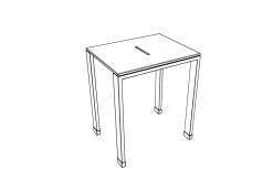 Allibert Loft Game PMR Tabouret Zwart